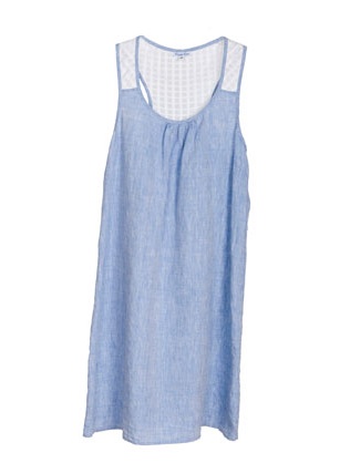 Paige dress with pockets in light blue